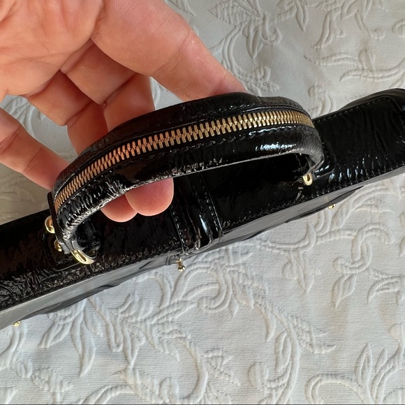 Rebecca Minkoff Collection Patent Leather Trim Shoulder Bag - Picture 7 of 16